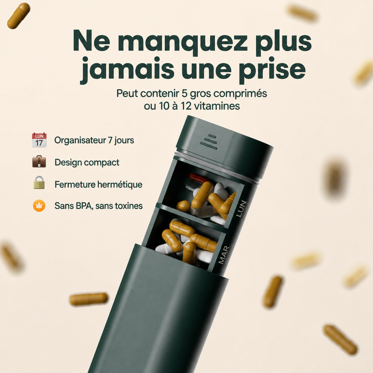 Boîte à comprimés