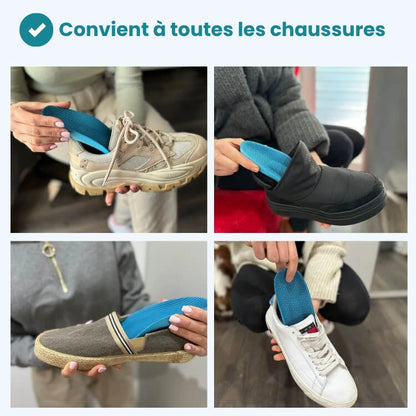 Semelles Teralym - Vivez des journées sans douleur, sans traitements coûteux ni visites chez le médecin...
