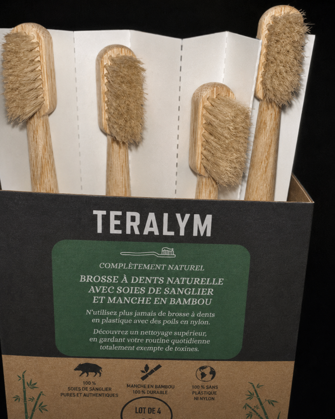 Brosse Teralym dans une salle de bain
